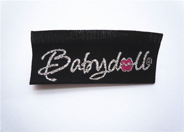 Washable Clothing Label Tags / Custom Clothing Woven Label Green